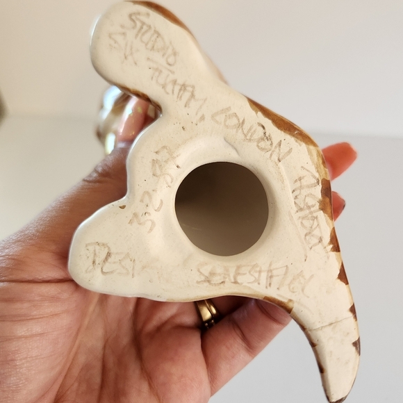 Vintage Studio Six Fulham Orange Tabby Cat Figurine Eclectic Decor Crazy Cats - Picture 6 of 7